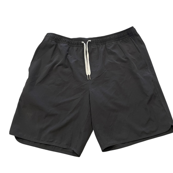 Fair Harbor Black Men's Swim Trunks - Picture 1 of 6